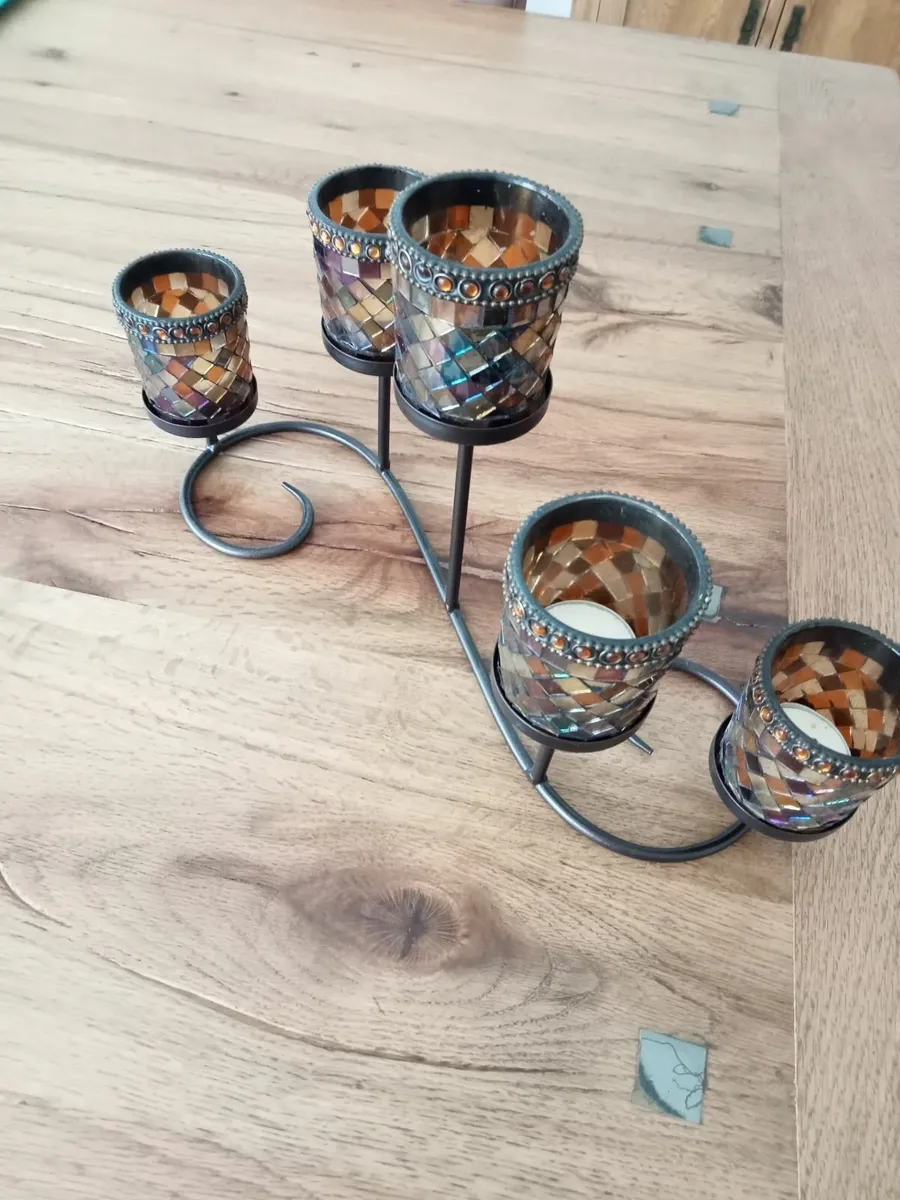 Glass Tealight holder - Image 3