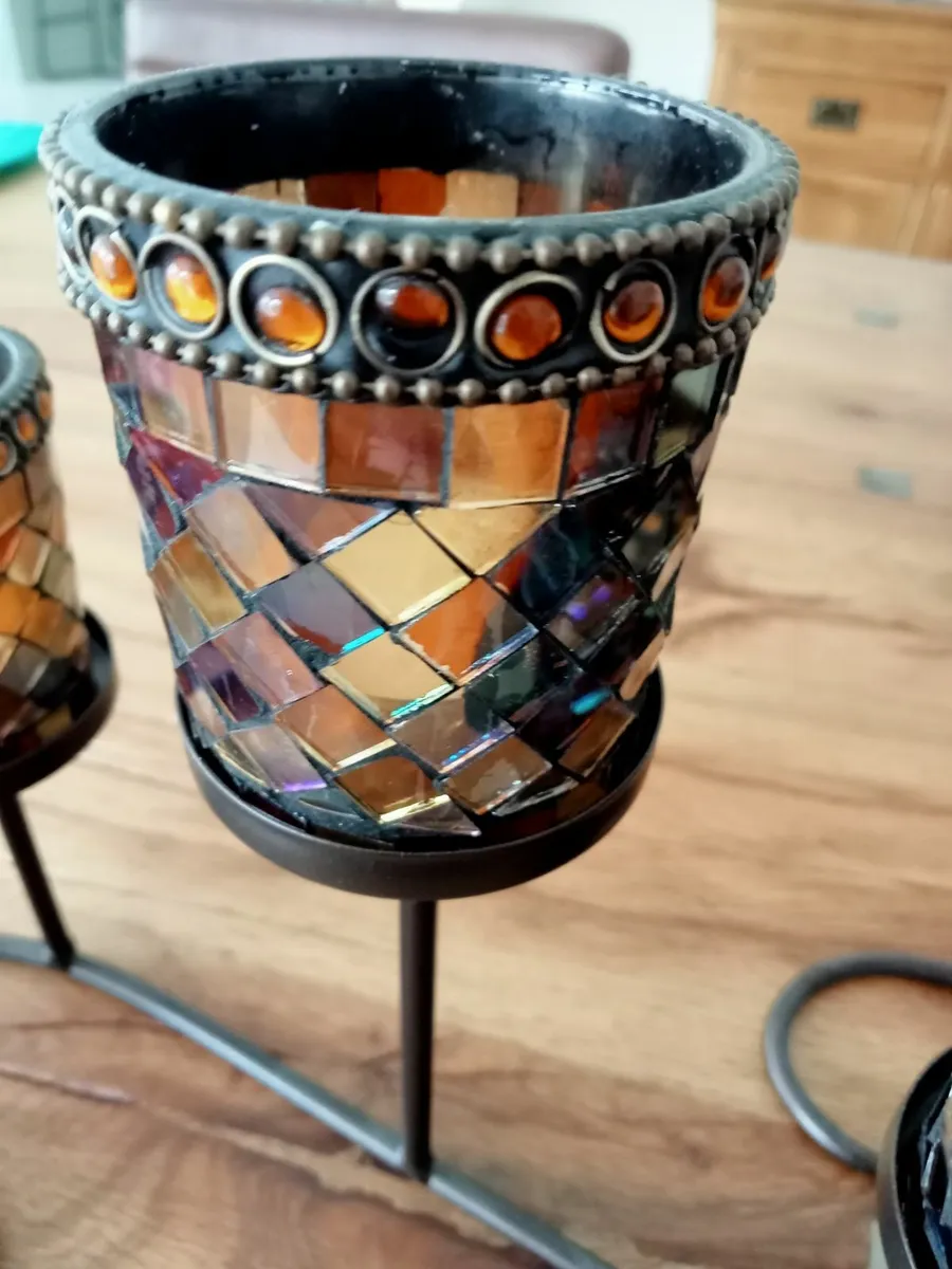 Glass Tealight holder - Image 4