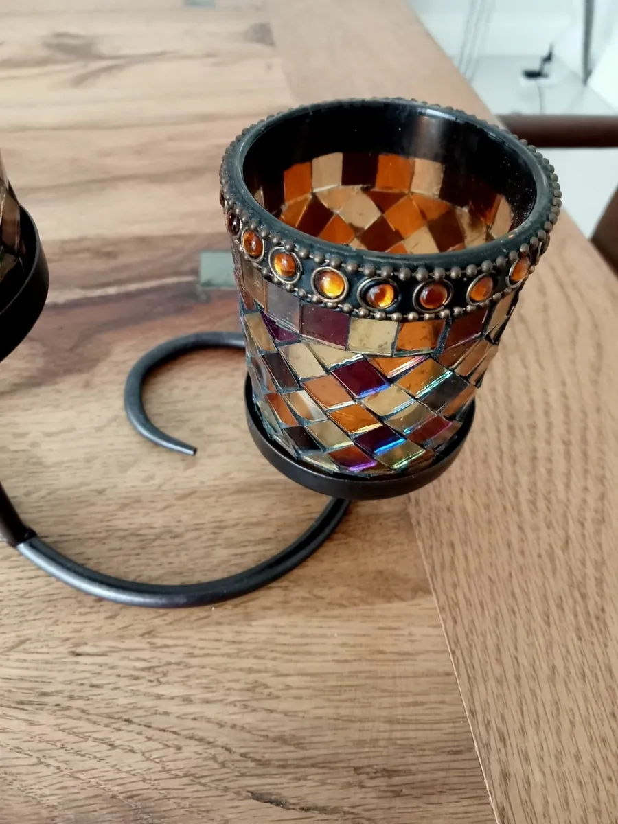 Glass Tealight holder - Image 1