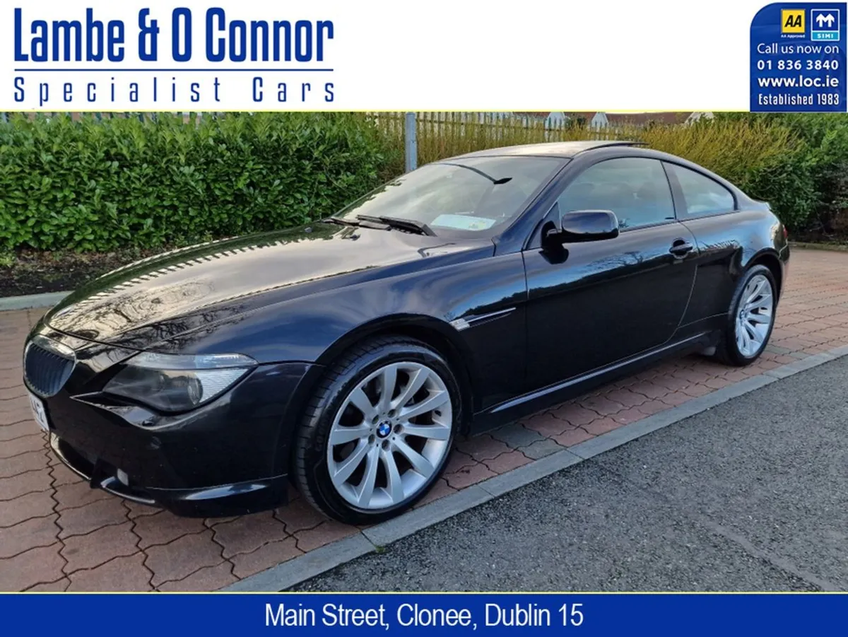 BMW 6 Series 630I Sport Coupe PAN Roof Sports Hea - Image 3
