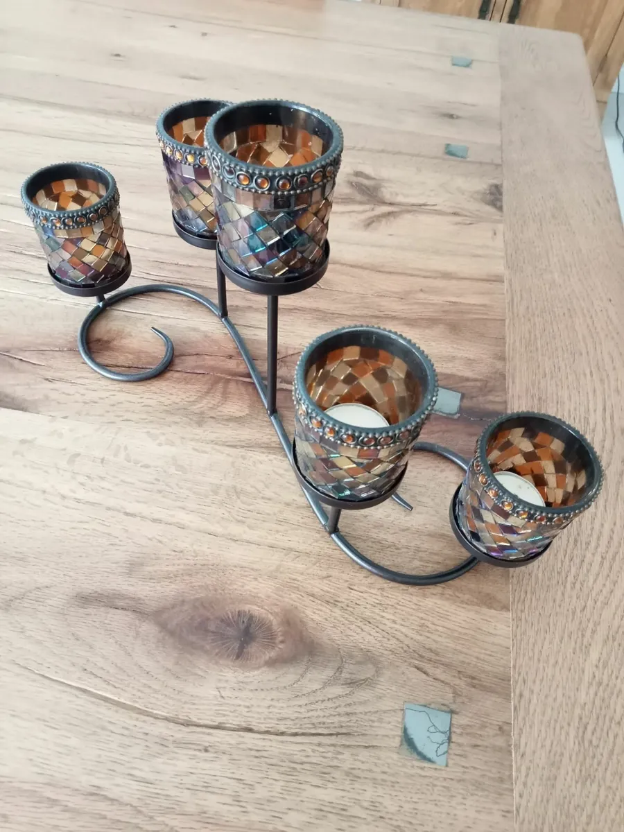 Glass Tealight holder - Image 2