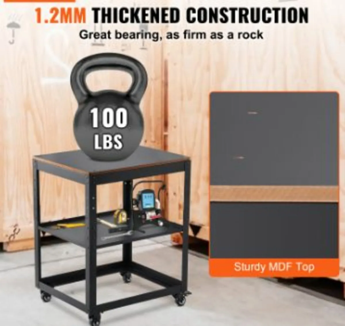 Planer Stand, 100 lbs/ 45 kg heavy loads - Image 2