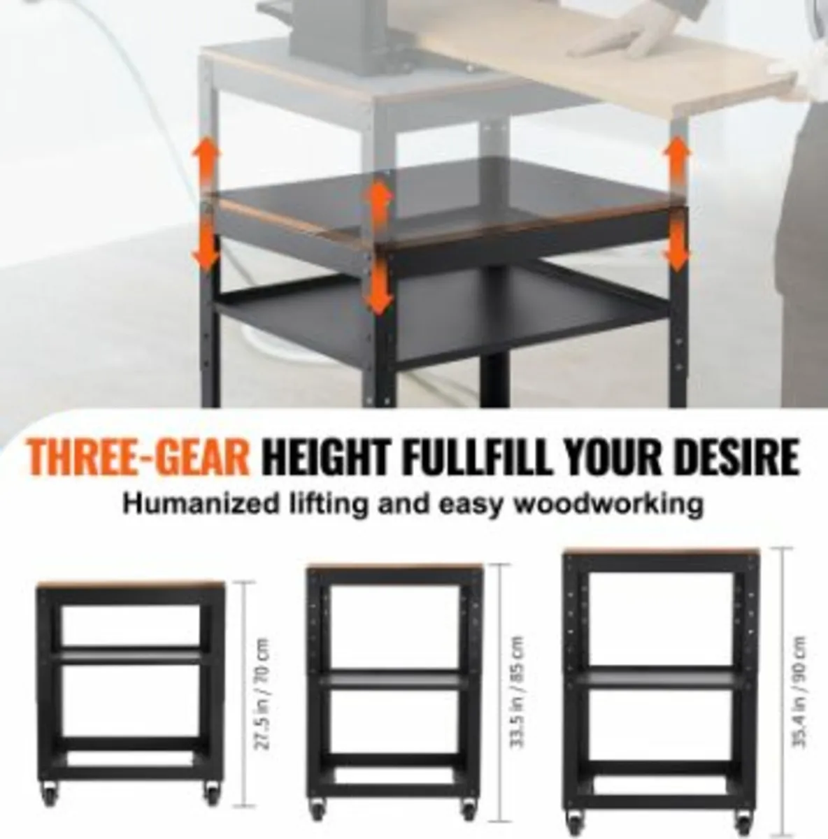 Planer Stand, 100 lbs/ 45 kg heavy loads - Image 3