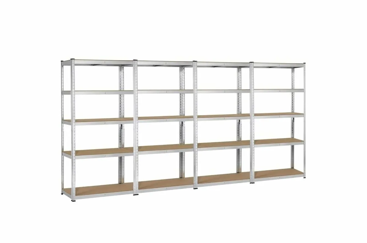 Boltless Galvanised Shelving For Sheds Garages New - Image 1