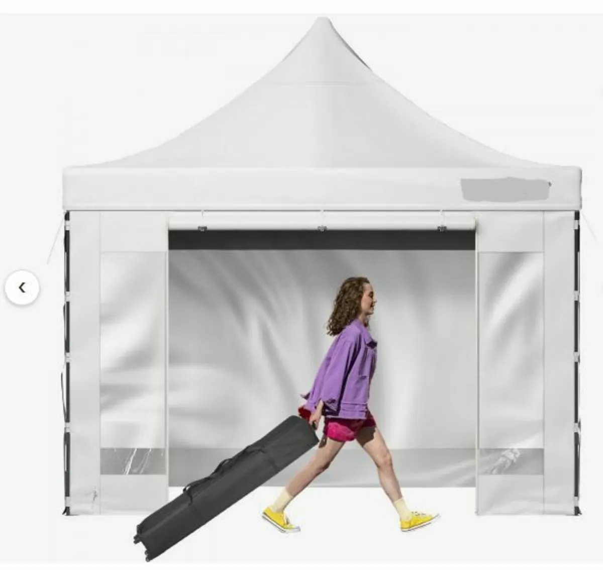 10 x 10 FT Pop Up Canopy Tent, Outdoor Patio Gazeb - Image 1
