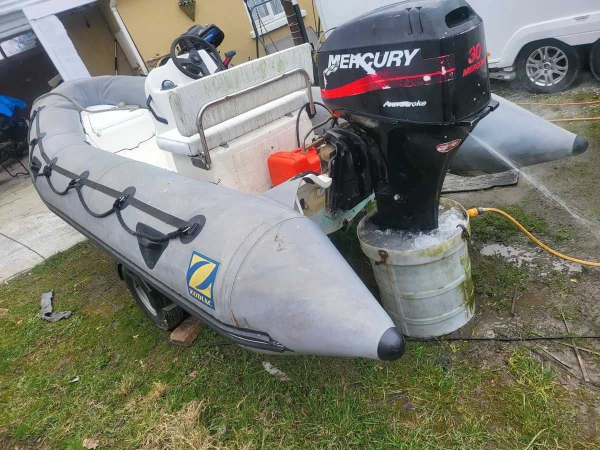 READY FOR WATER TODAY FISHING BOAT RIB TRAILER ENG - Image 1
