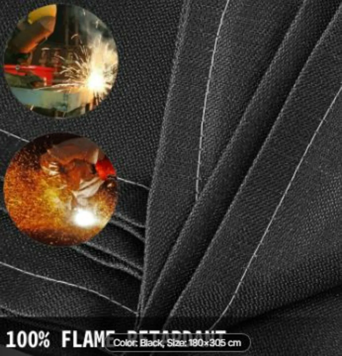 Welding Blanket 6 x 10 FT Fiberglass Blanket Heavy - Image 2