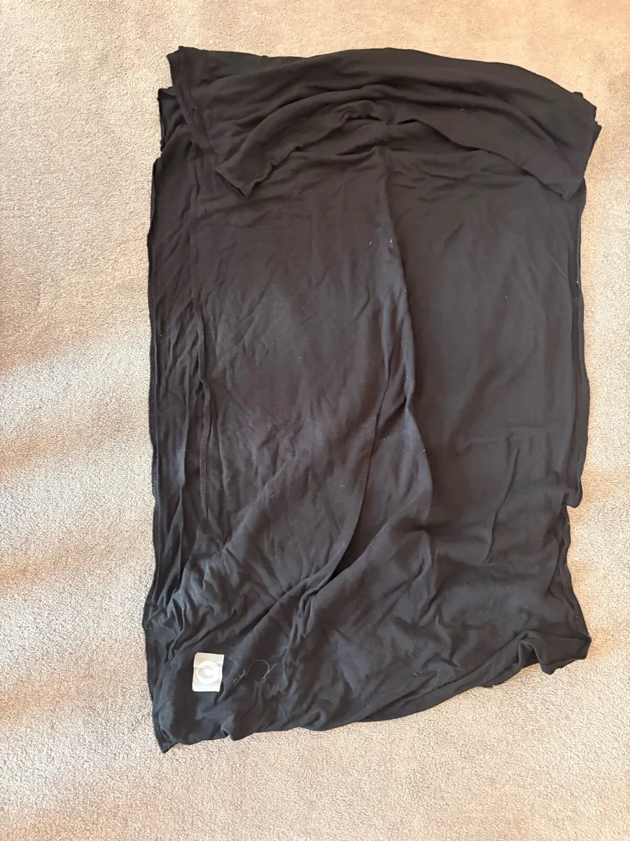 Gaia Baby Wrap - Organic Cotton - Black - Image 2