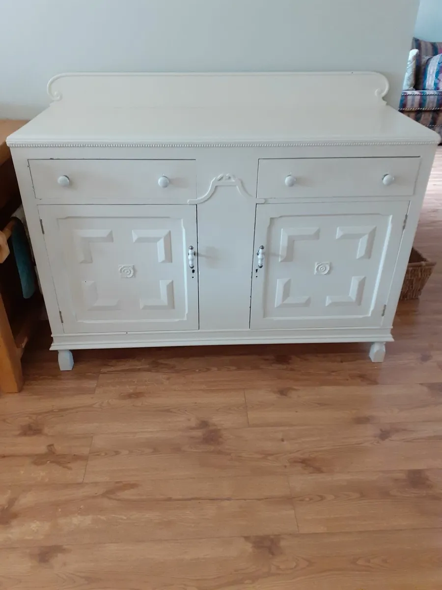 Oak Painted Sideboard  French White