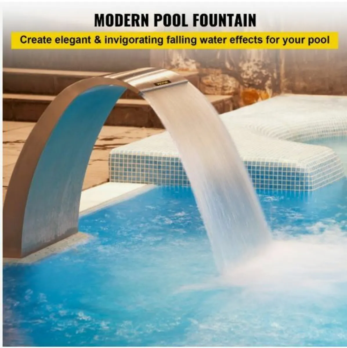 Pool Water Fountain Stainless Steel Pond - Image 3