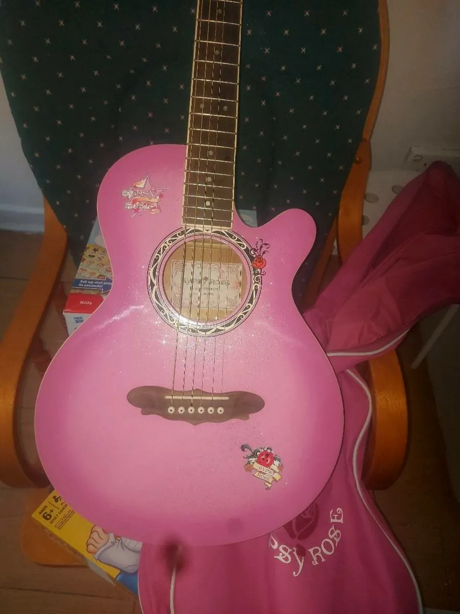 Gypsy rose accoustic guitar - Image 1