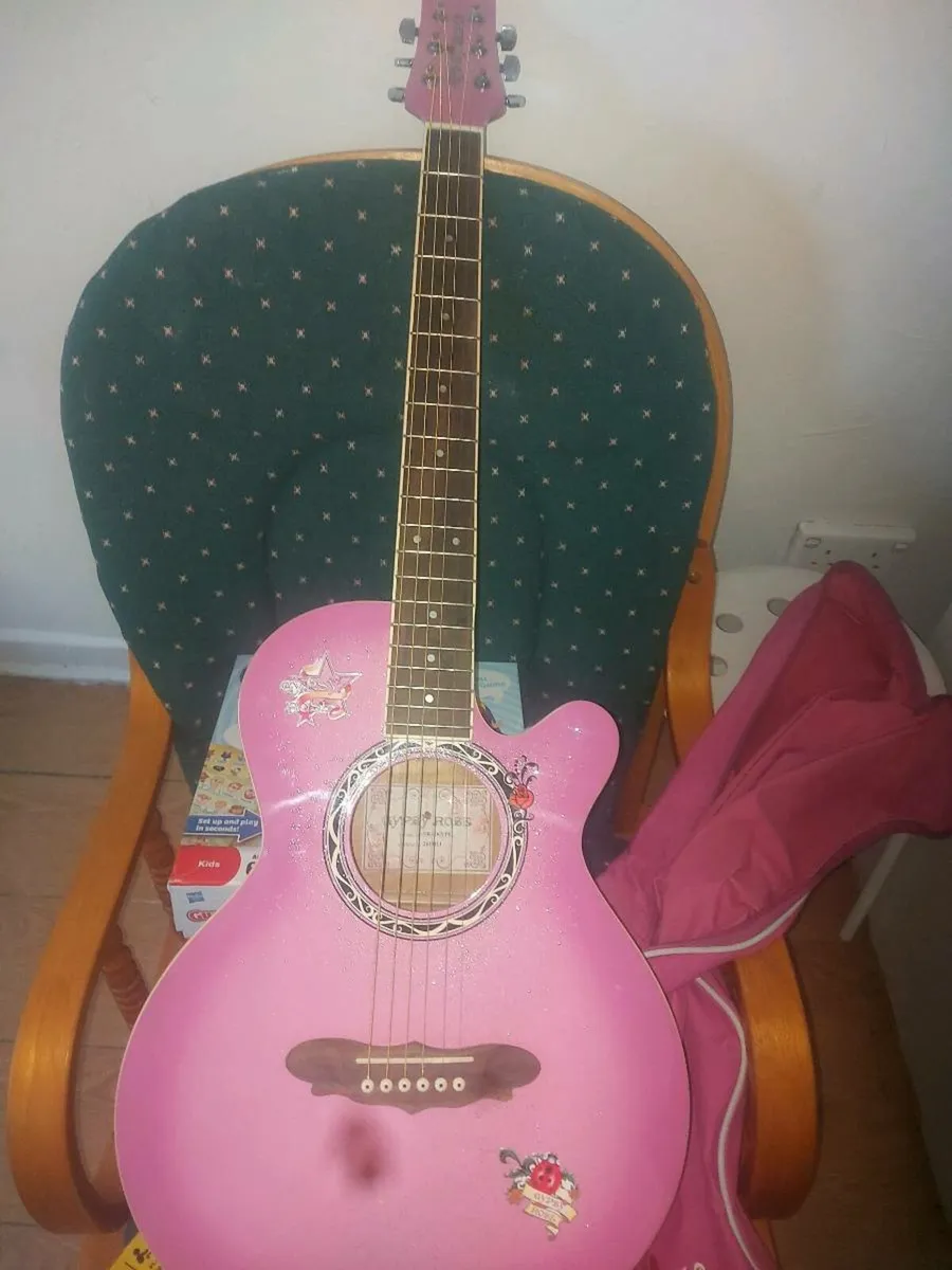 Gypsy rose accoustic guitar - Image 3