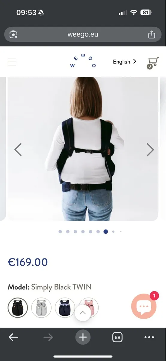 TWIN - Weego Twin baby Carrier - Image 2
