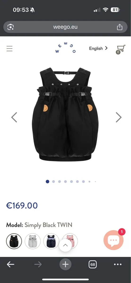TWIN - Weego Twin baby Carrier - Image 1