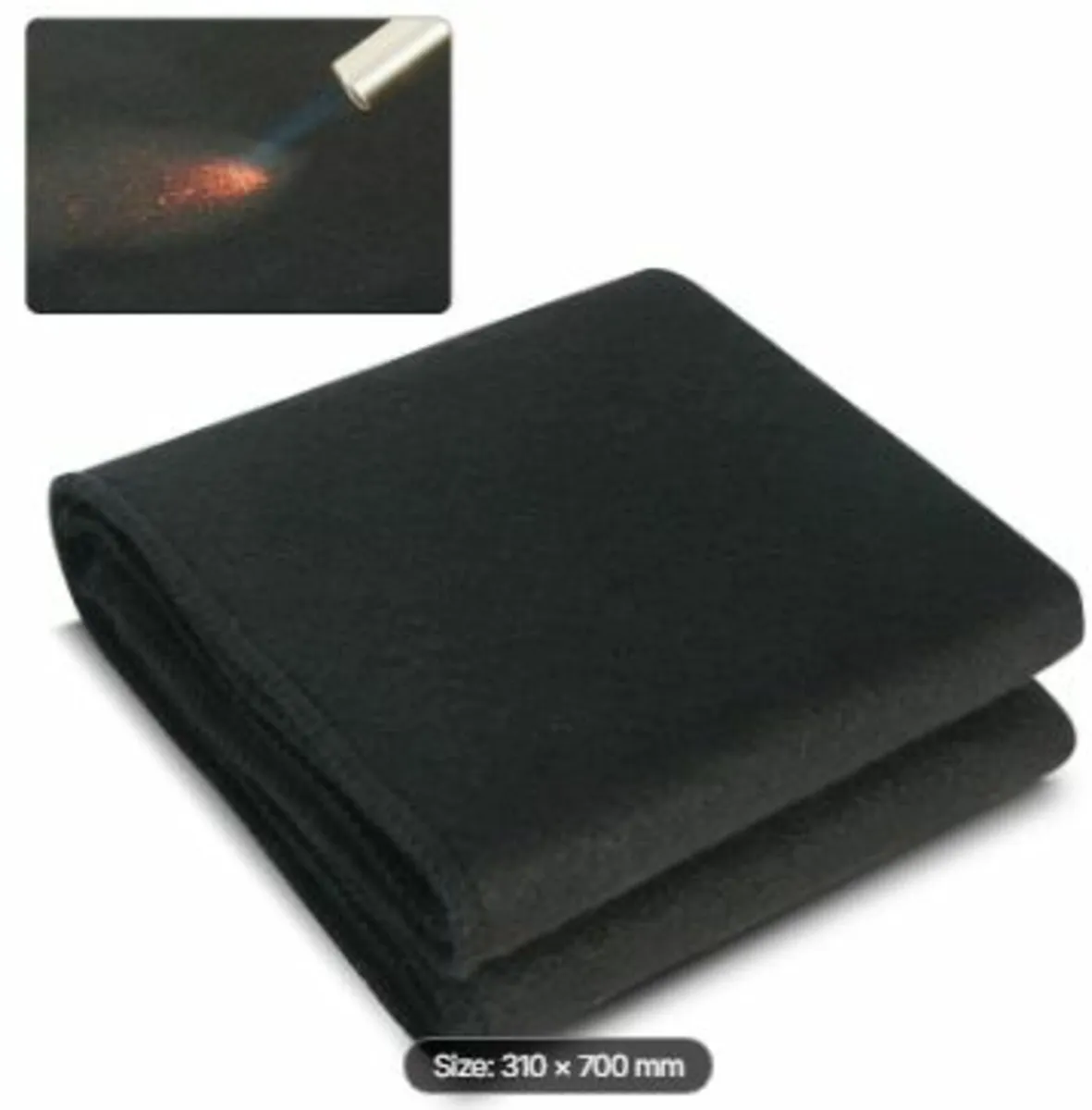 Carbon Felt Welding Blanket, 27" x 12" - Image 1