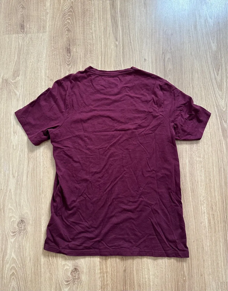 Farah vintage burgundy t-shirt - Image 3