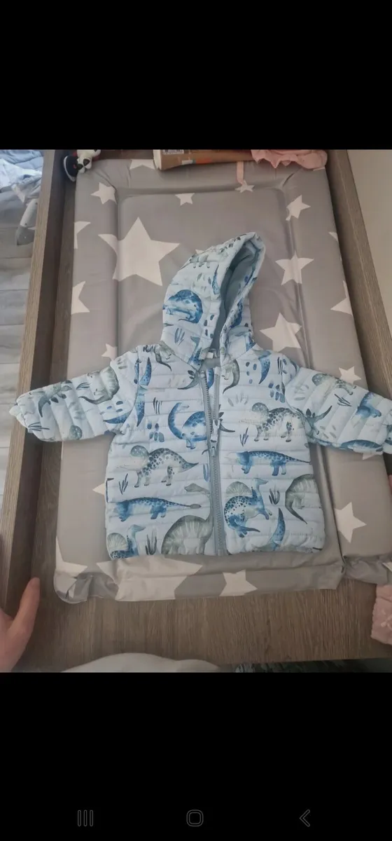 Blue dinosaur jacket - Image 1