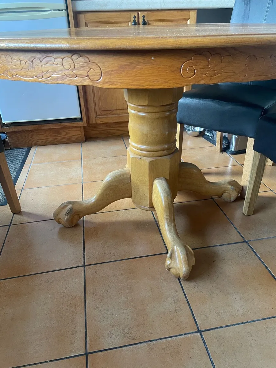 Kitchen table and 4 chairs - Image 2