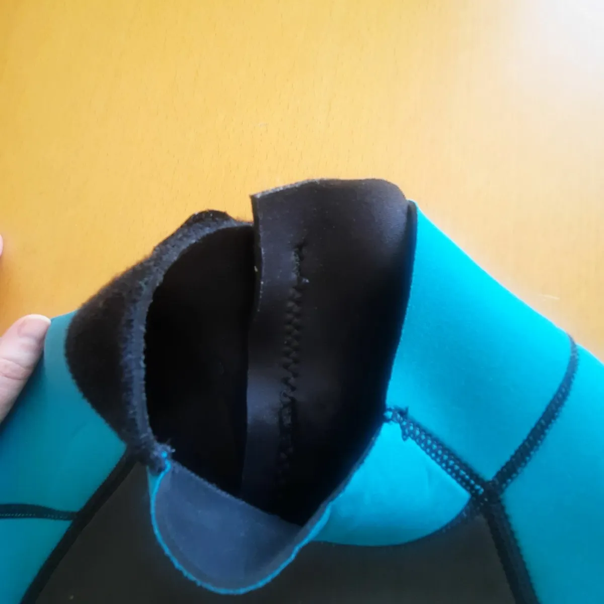Typhoon Wetsuit and Sweet Protection kayak helmet - Image 4