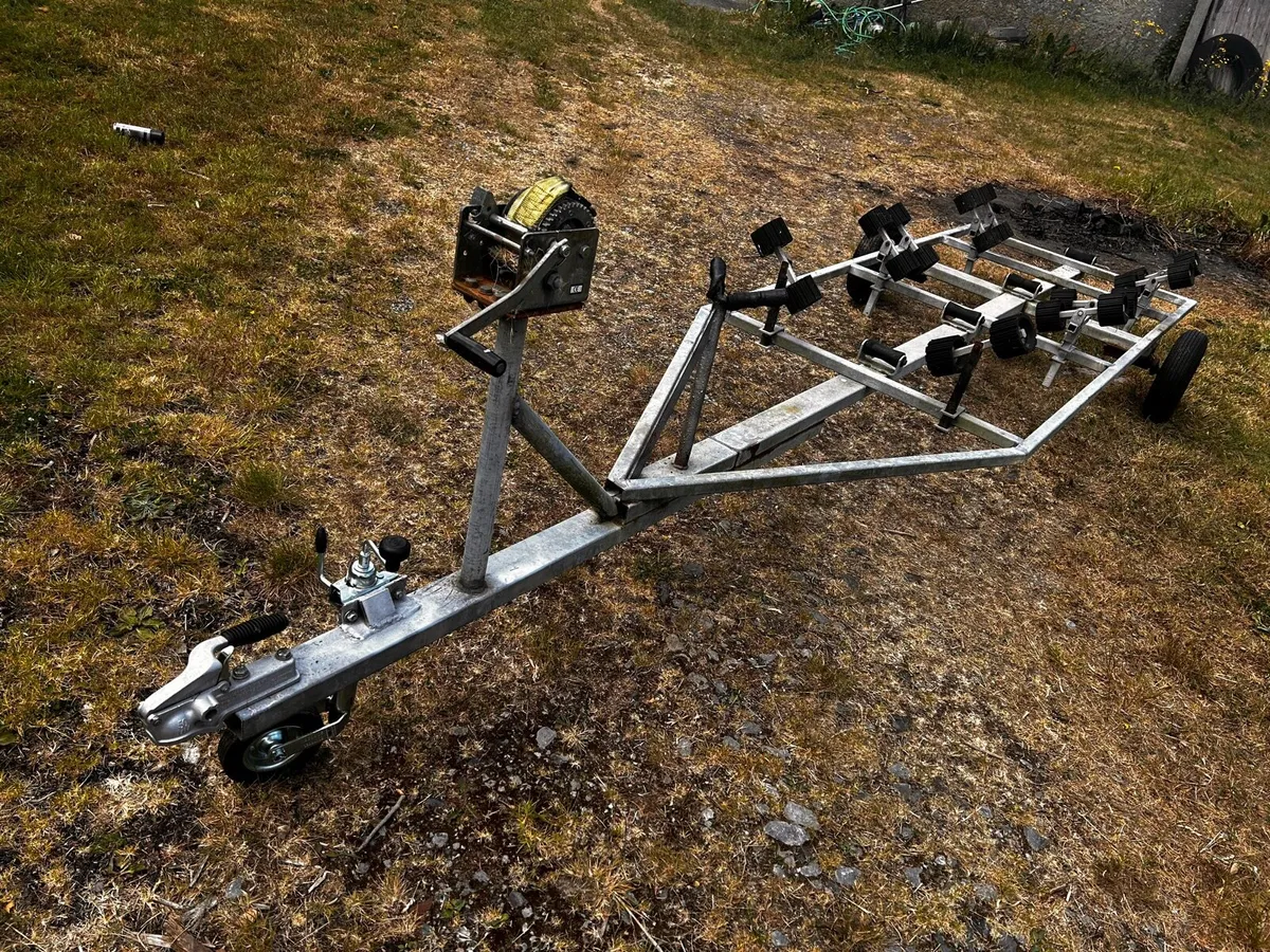 17foot galvanized roller boat trailer - Image 2