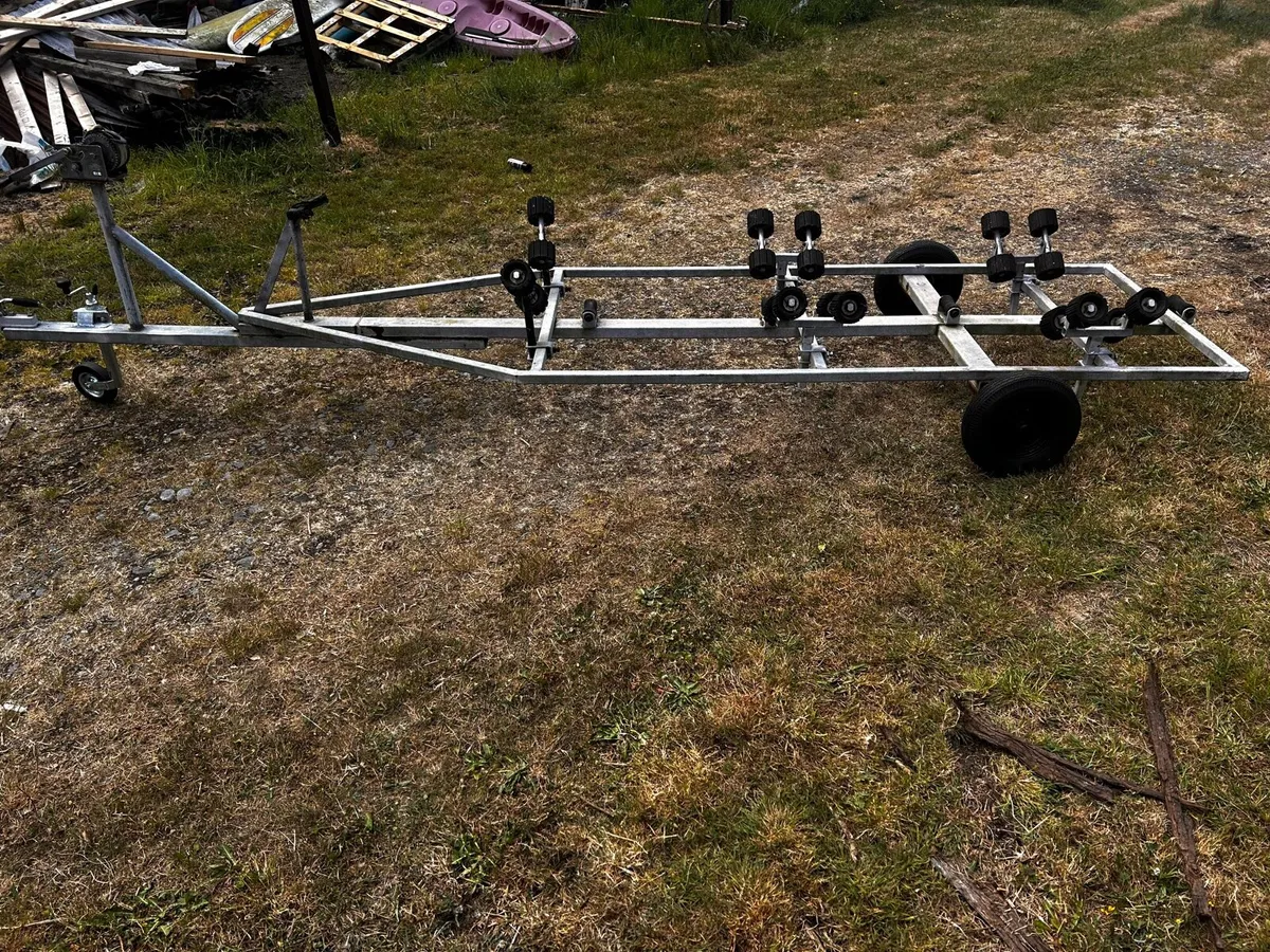 17foot galvanized roller boat trailer - Image 3