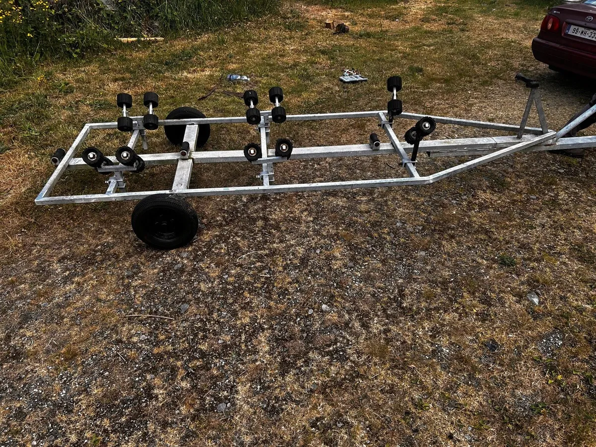 17foot galvanized roller boat trailer - Image 4