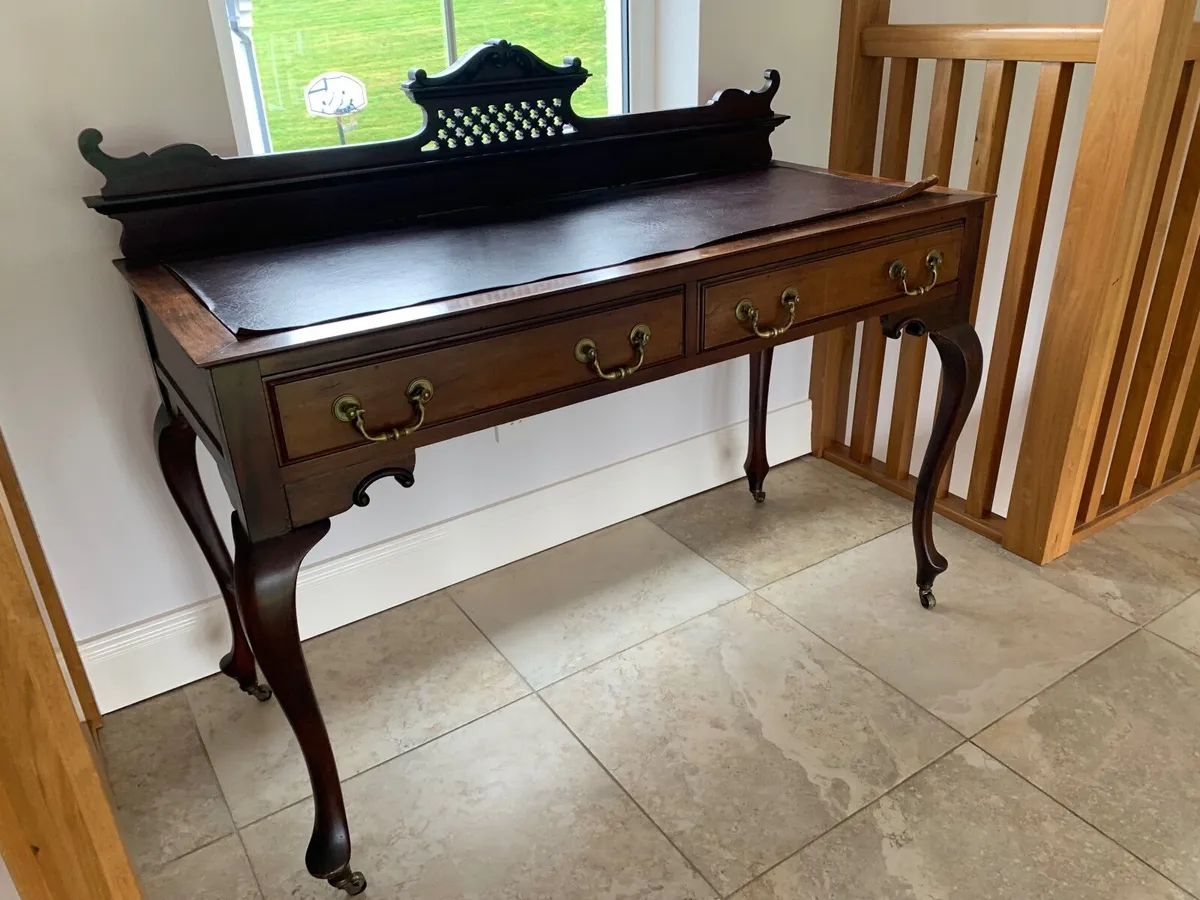 Antique desk with drawers