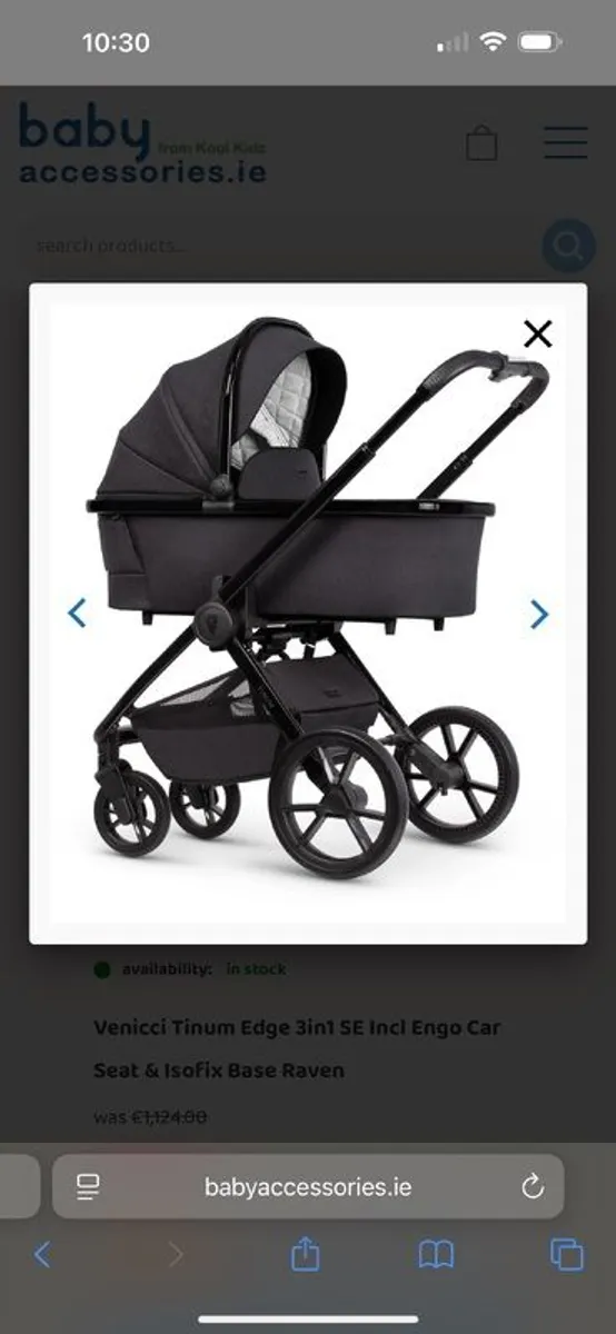 Venicci Tinum Edge 3in1 SE Incl Engo Car Seat - Image 1