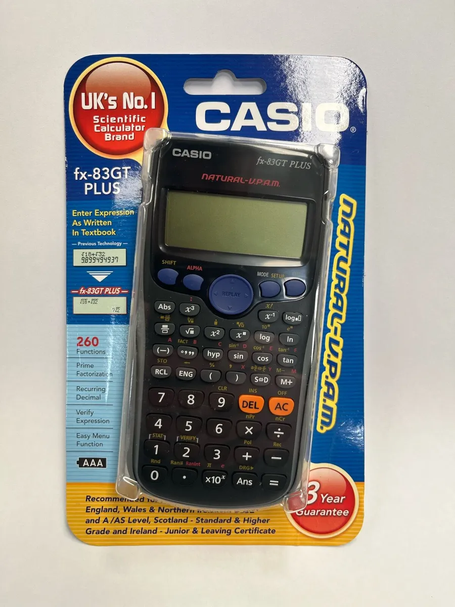 Casio fx-83GT plus scientific calculators