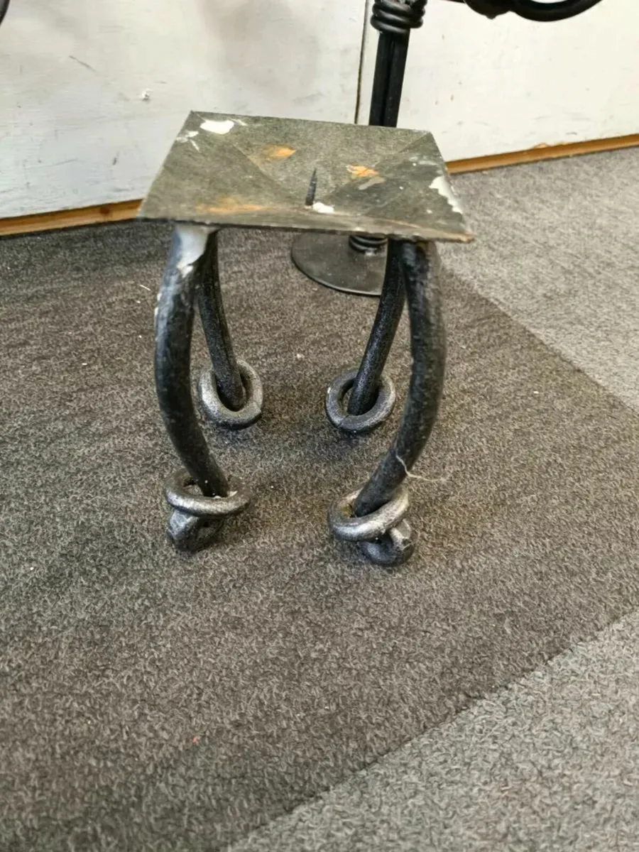 Selection of Candle Sticks/Holders,Wrought Iron - Image 3