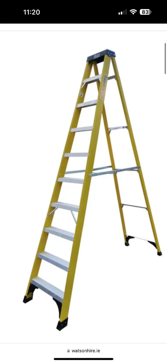 ARD - 10 TREAD PRO FIBREGLASS STEP LADDER