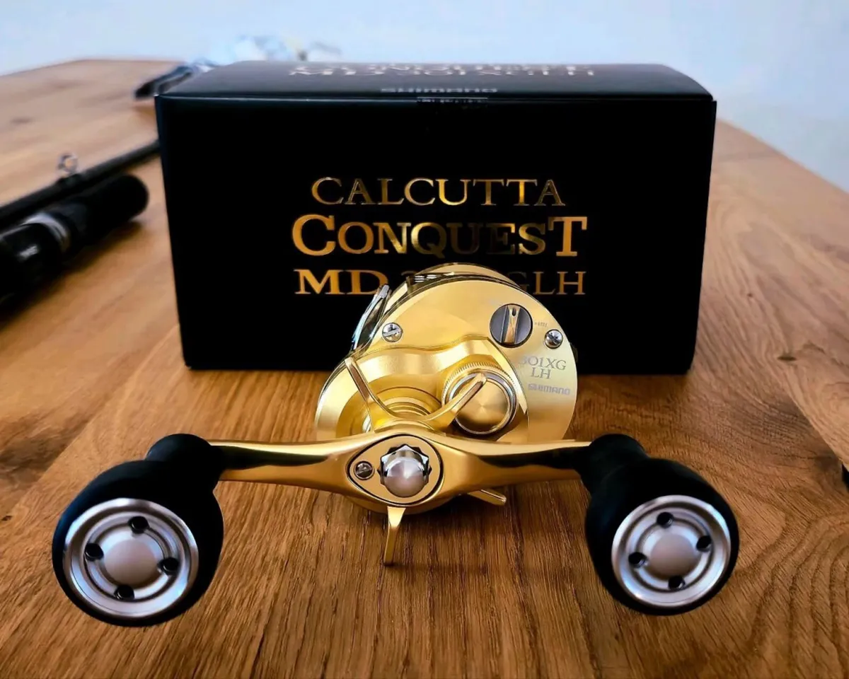 Shimano Conquest MD 301 Bigbait reel Baitcaster Mu - Image 1