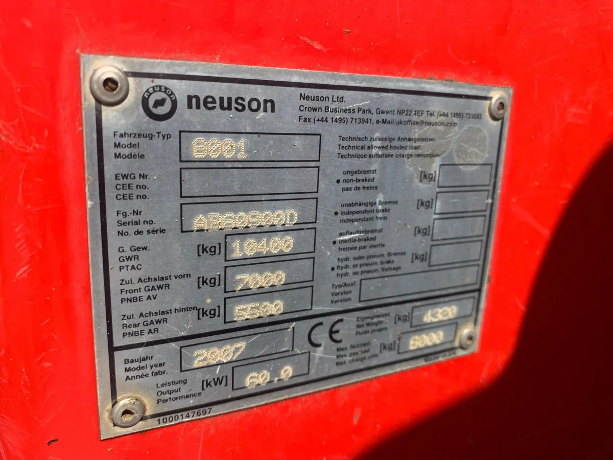 WACKER NEUSON 6001s DUMPER, 6T SWIVEL SKIP - Image 3