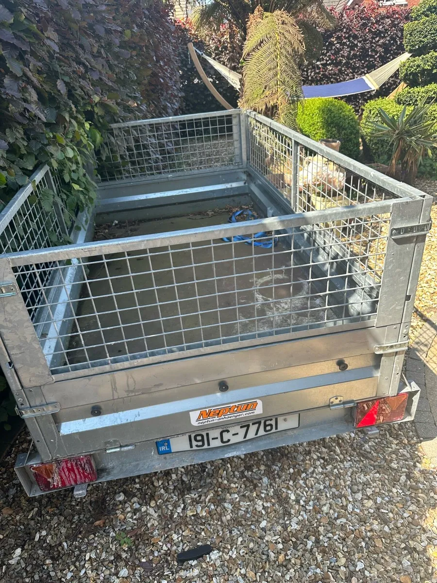6x4 Galvanised Trailer with Mesh Sides - Image 2