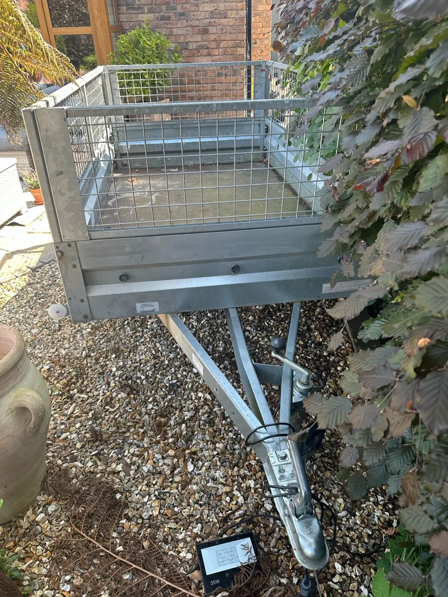 6x4 Galvanised Trailer with Mesh Sides - Image 3