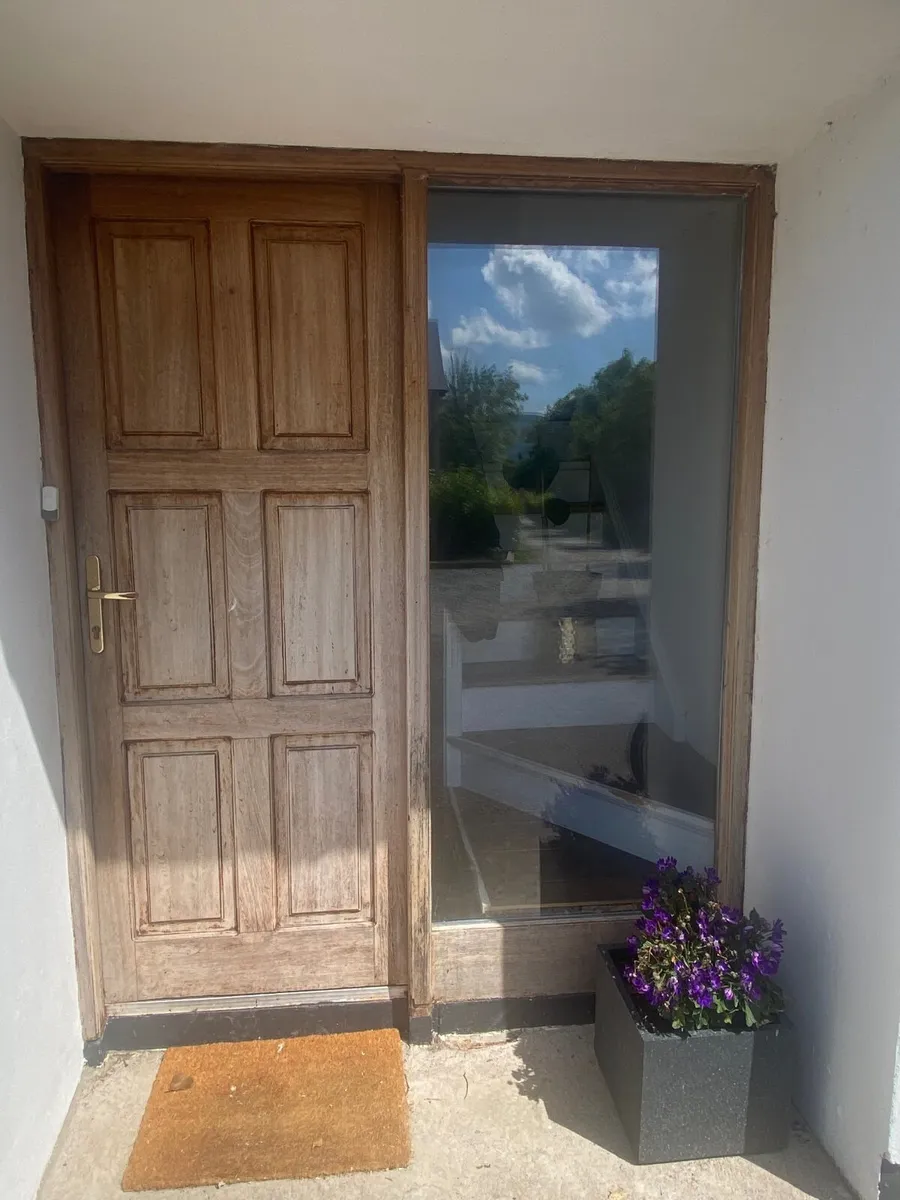 Front door & fixed side window - Image 1