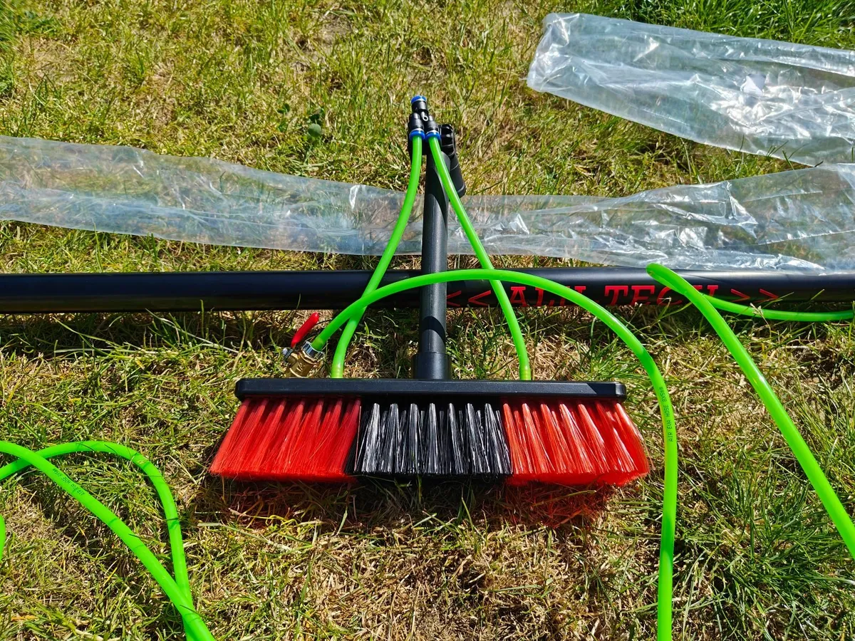 Window & Solar Panel Cleaning Brush Set - Image 1