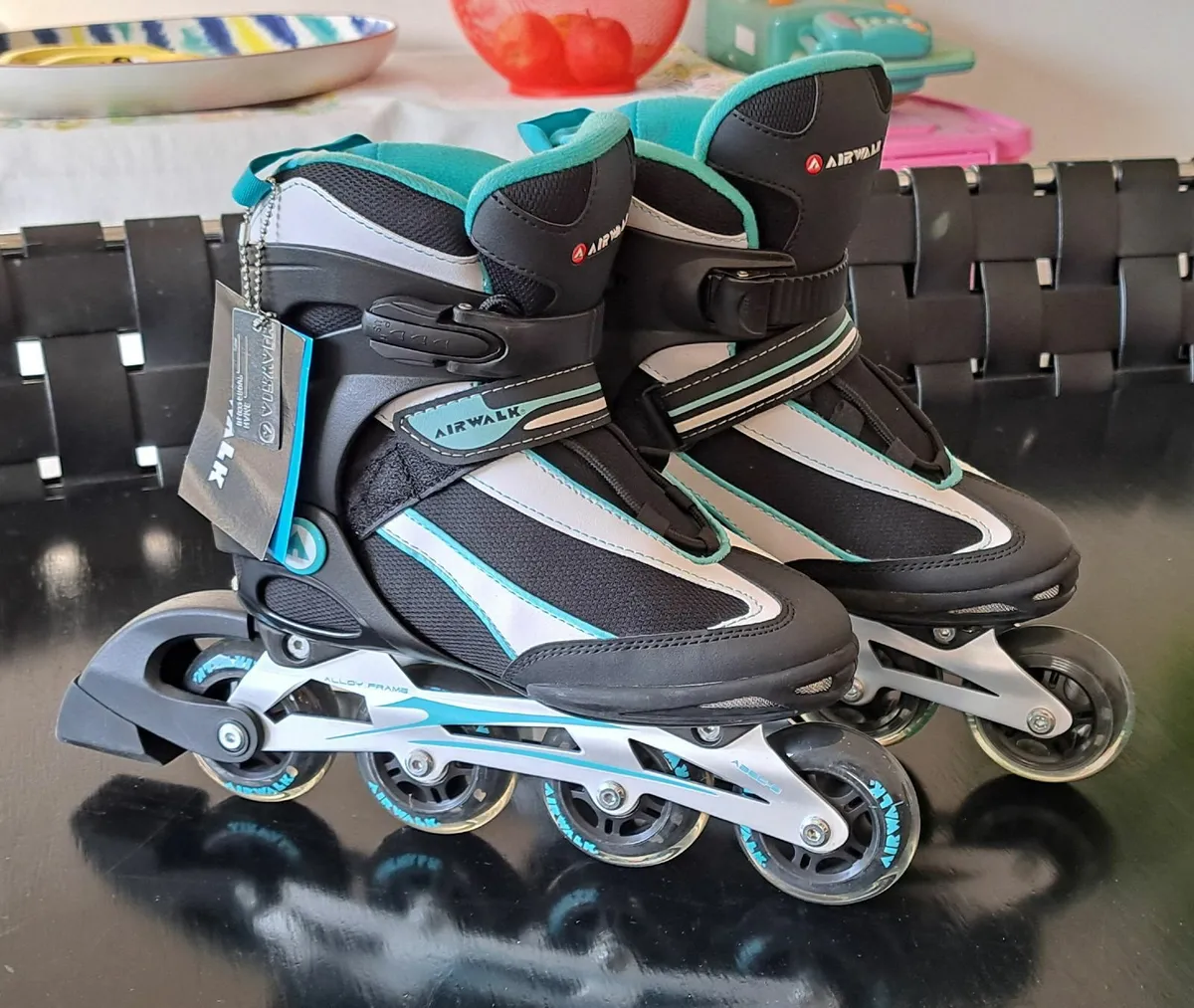 New Airwalker Inline Pro Skates (size UK 5, EU 38) - Image 1