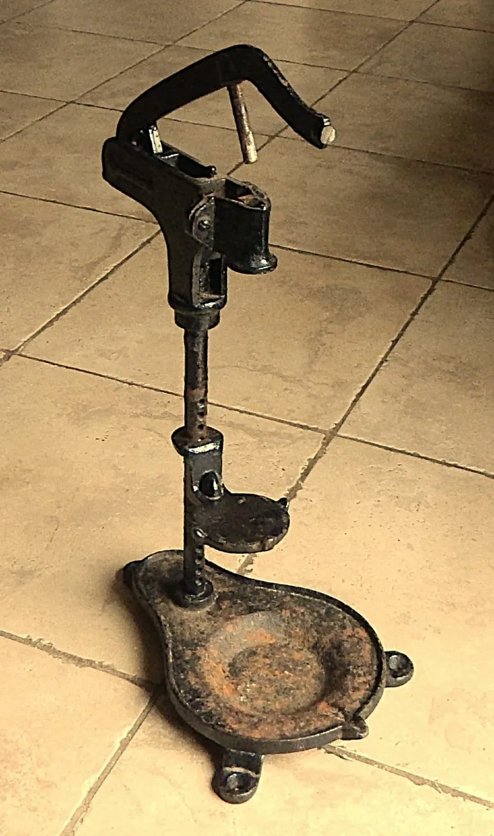 Antique Cast Iron Wine Corker - Image 1