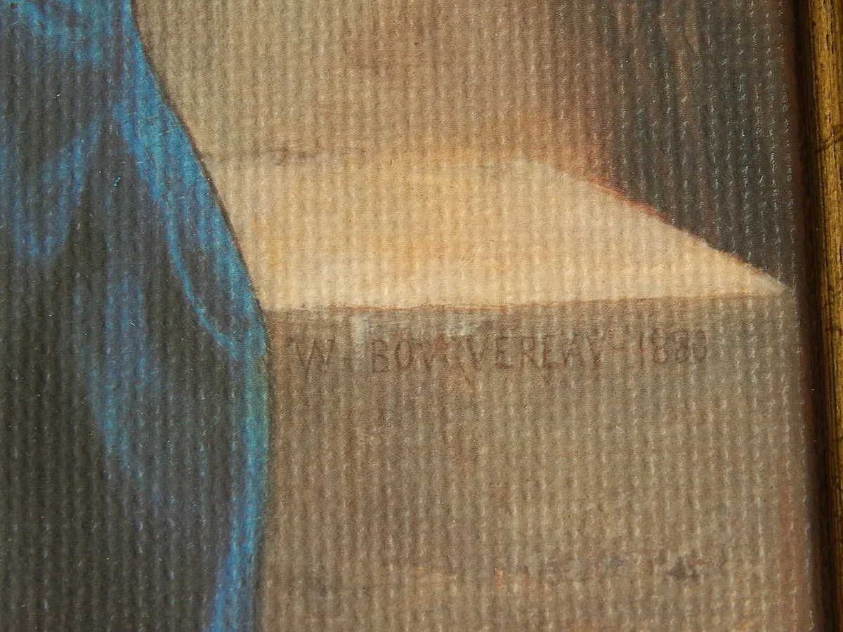 Framed Print on Board of Young Girl - Image 3