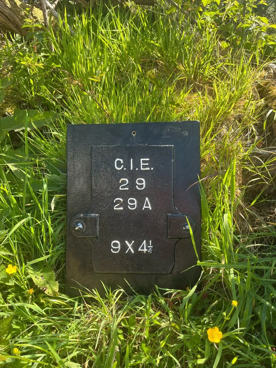 C.I.E Axle Plate Railway Sign - Image 3