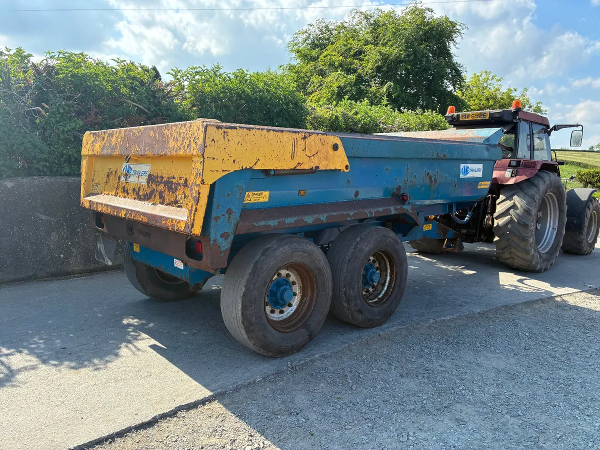 Kane 15 ton half pipe dump trailer - Image 1