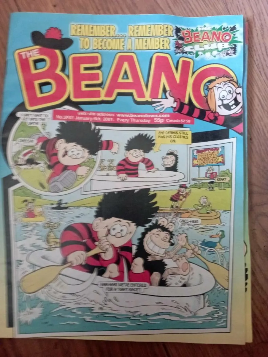 VINTAGE BEANO COMICS FOR SALE. - Image 3