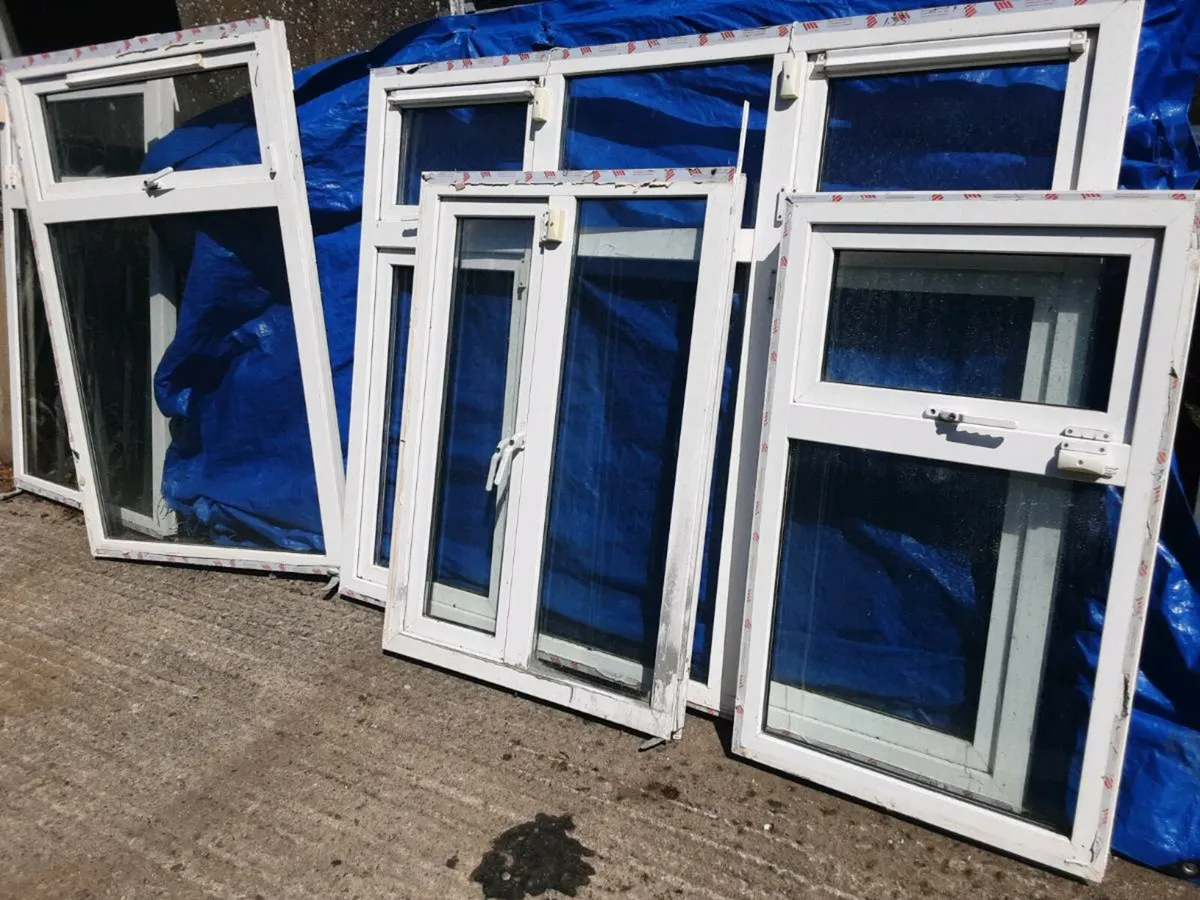 WHITE PVC DOUBBLE GLAZED WINDOWS & DOORS - Image 1