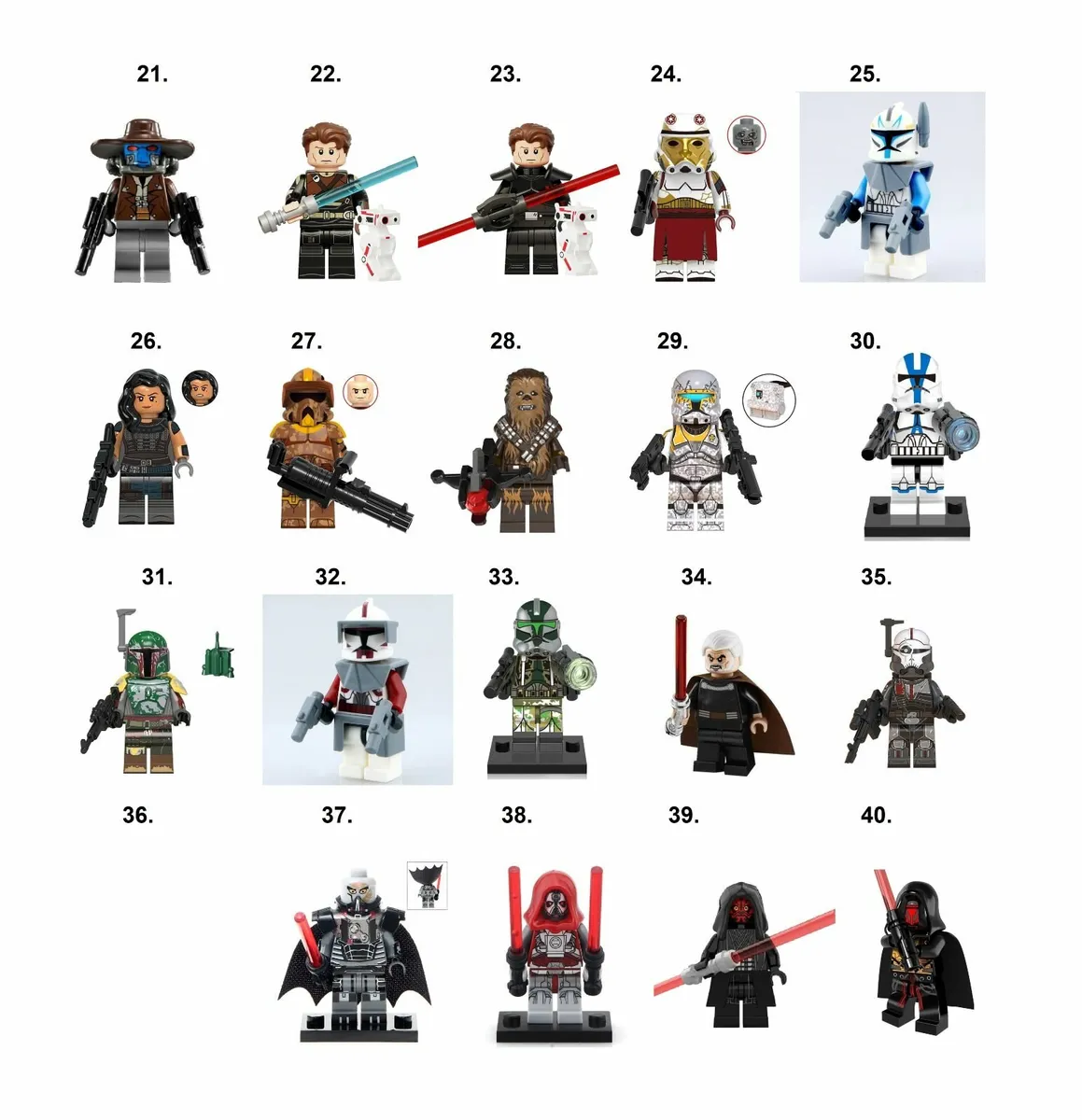 Star Wars Minifigures Action Lego Compatible - Image 2