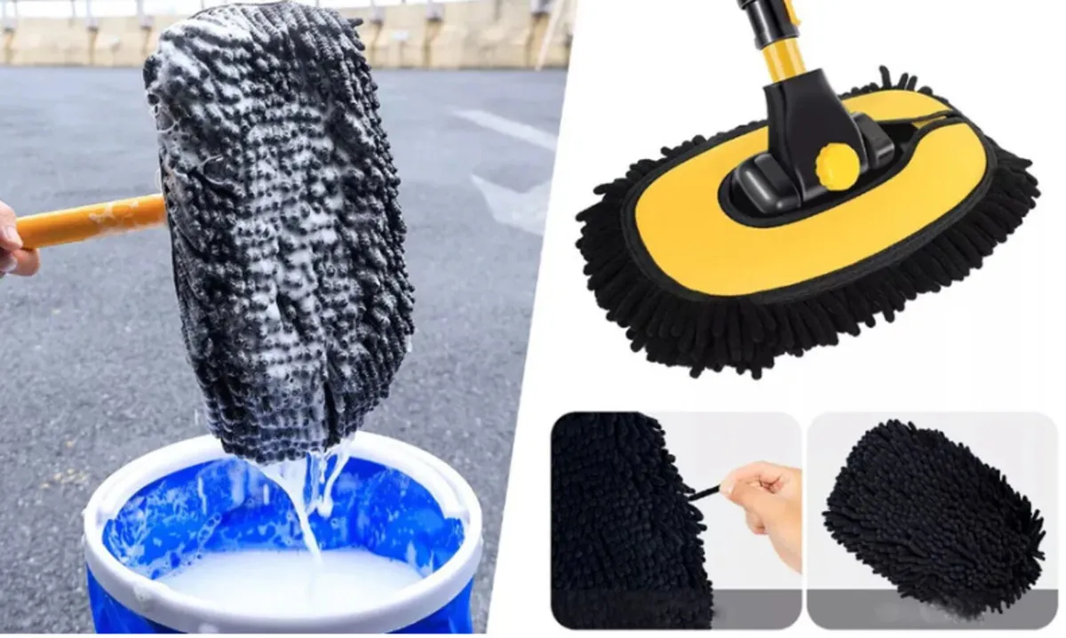 Telescopic Car Wash Brush Kit Mop NEW - Image 4