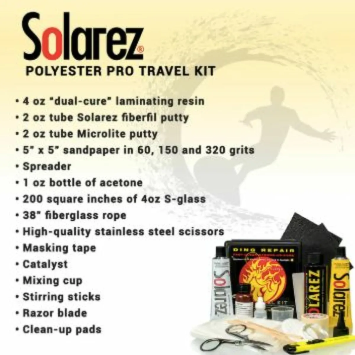 Solarez Polyester Pro Travel Repair Kit - Image 2