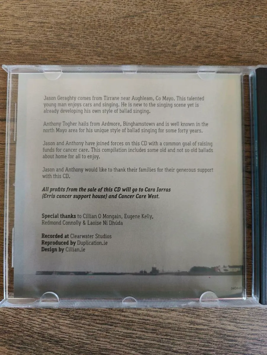 Songs of Home - Jason Geraghty and Anthony Togher - Image 2
