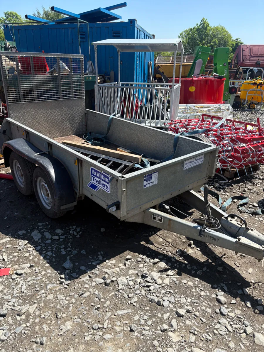 Ifor Williams 8x4 plant trailer - Image 1