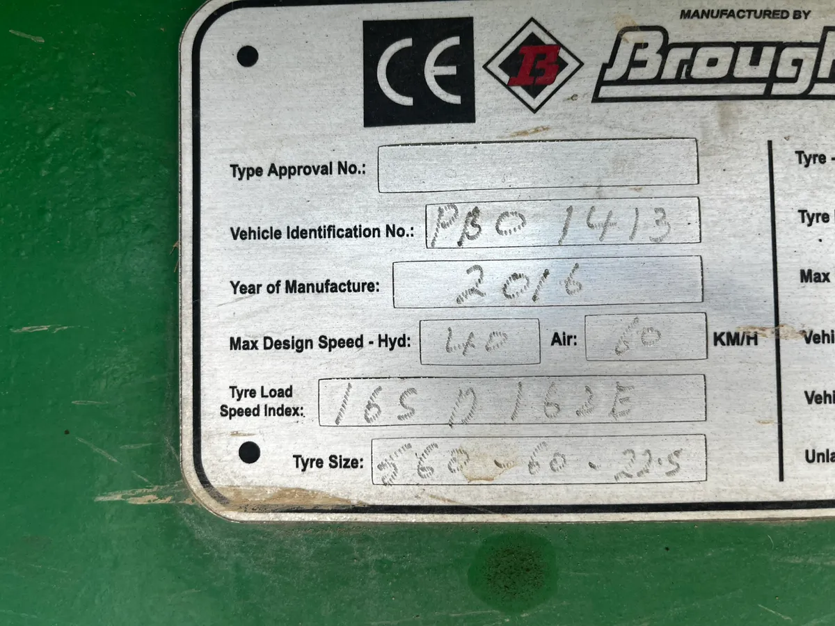 2016 20ft Broughan Silage Trailer - Image 2